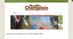 Desktop Screenshot of champlaintrailerpark.com